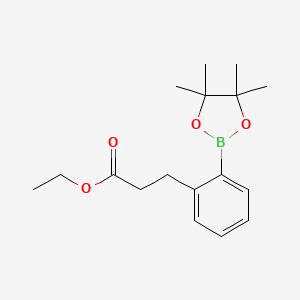 Ethyl 3-(2-(4,4,5,5-tetramethyl-1,3,2-dioxaborolan-2-yl)phenyl)propanoate