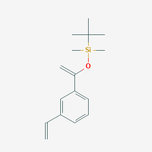 molecular formula C16H24OSi B14286319 tert-Butyl{[1-(3-ethenylphenyl)ethenyl]oxy}dimethylsilane CAS No. 137494-48-5