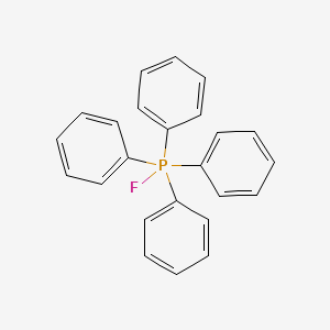 molecular formula C24H20FP B14286374 Fluoro(tetraphenyl)-lambda~5~-phosphane CAS No. 117968-12-4