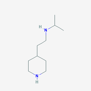 molecular formula C10H22N2 B1428645 N-(2-(piperidin-4-yl)ethyl)propan-2-amine CAS No. 804427-90-5