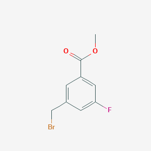 molecular formula C9H8BrFO2 B1428648 3-(溴甲基)-5-氟苯甲酸甲酯 CAS No. 816449-87-3