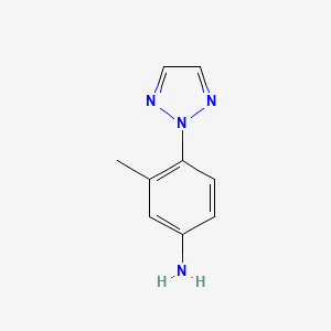 molecular formula C9H10N4 B1428652 3-Methyl-4-(triazol-2-yl)aniline CAS No. 1194973-37-9