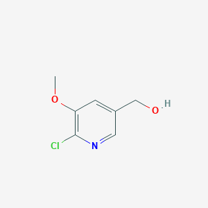 molecular formula C7H8ClNO2 B1428655 (6-Chloro-5-methoxypyridin-3-yl)methanol CAS No. 915107-47-0