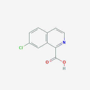molecular formula C10H6ClNO2 B1428656 7-Chloroisoquinoline-1-carboxylic acid CAS No. 552850-71-2