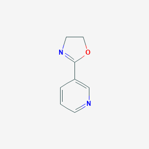 molecular formula C8H8N2O B142866 2-(Pyridin-3-yl)-4,5-dihydrooxazole CAS No. 40055-37-6