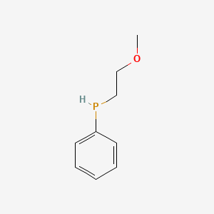 molecular formula C9H13OP B14286643 (2-Methoxyethyl)(phenyl)phosphane CAS No. 116627-06-6