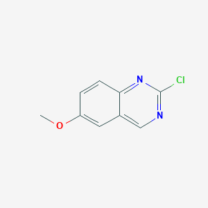 molecular formula C9H7ClN2O B1428665 2-Chloro-6-methoxyquinazoline CAS No. 850424-11-2