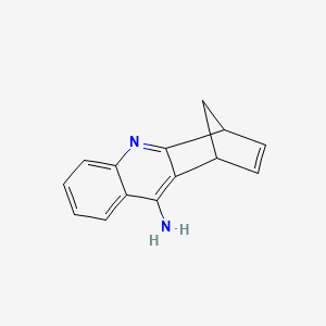 molecular formula C14H12N2 B14286681 1,4-Dihydro-1,4-methanoacridin-9-amine CAS No. 116207-37-5