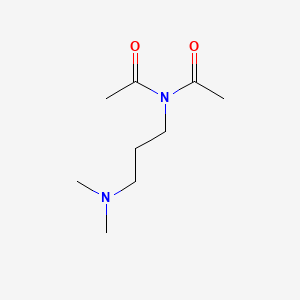 molecular formula C9H18N2O2 B14286813 N-Acetyl-N-[3-(dimethylamino)propyl]acetamide CAS No. 138848-20-1