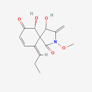 molecular formula C14H17NO5 B14286845 Triticone C 
