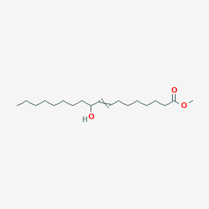 molecular formula C19H36O3 B14286847 Methyl 10-hydroxyoctadec-8-enoate CAS No. 118745-44-1