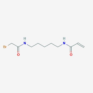 N-[5-(2-Bromoacetamido)pentyl]prop-2-enamide