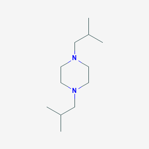 molecular formula C12H26N2 B14286928 1,4-Bis(2-methylpropyl)piperazine CAS No. 113900-59-7