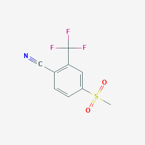 4-(Methylsulfonyl)-2-(trifluoromethyl)benzonitrile