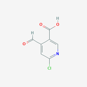 6-Chloro-4-formylnicotinic acid