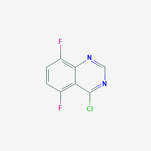 molecular formula C8H3ClF2N2 B1428701 4-Chloro-5,8-difluoroquinazoline CAS No. 1210071-65-0
