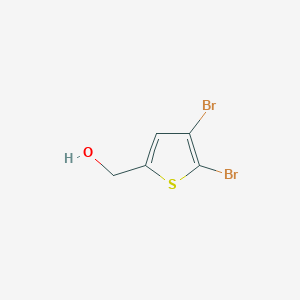 molecular formula C5H4Br2OS B1428709 (4,5-二溴噻吩-2-基)甲醇 CAS No. 773868-55-6