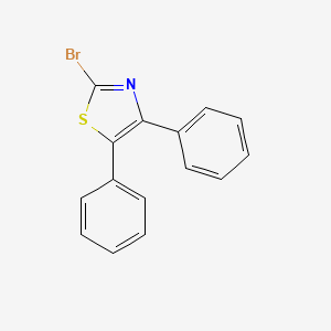 molecular formula C15H10BrNS B14287123 2-Bromo-4,5-diphenyl-1,3-thiazole CAS No. 129206-23-1