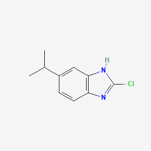 molecular formula C10H11ClN2 B1428713 2-氯-6-异丙基-1H-苯并[d]咪唑 CAS No. 1374771-55-7