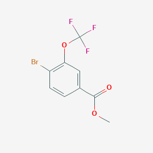 molecular formula C9H6BrF3O3 B1428716 Methyl 4-bromo-3-(trifluoromethoxy)benzoate CAS No. 957206-36-9
