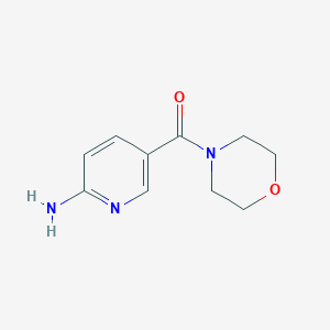 molecular formula C10H13N3O2 B1428720 5-(吗啉-4-羰基)吡啶-2-胺 CAS No. 827587-90-6