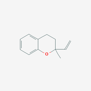 molecular formula C12H14O B14287224 2-Ethenyl-2-methyl-3,4-dihydro-2H-1-benzopyran CAS No. 125214-15-5