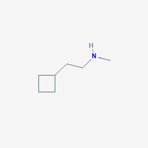 molecular formula C7H15N B1428723 N-Methyl cyclobutaneethanamine CAS No. 1365939-73-6