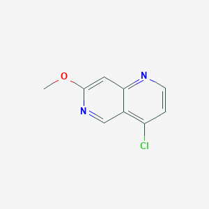molecular formula C9H7ClN2O B1428727 4-Chloro-7-methoxy-1,6-naphthyridine CAS No. 952138-19-1