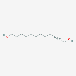 molecular formula C12H22O2 B14287328 Dodec-2-yne-1,12-diol CAS No. 116452-17-6