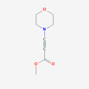 molecular formula C8H11NO3 B14287395 Methyl 3-(morpholin-4-yl)prop-2-ynoate CAS No. 136758-24-2