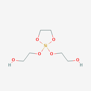 molecular formula C6H14O6Si B14287422 2,2'-[1,3,2-Dioxasilolane-2,2-diylbis(oxy)]di(ethan-1-ol) CAS No. 137608-91-4