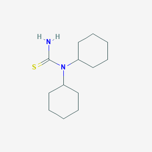 molecular formula C13H24N2S B14287445 1,1-Dicyclohexylthiourea CAS No. 116331-59-0