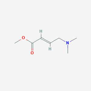 molecular formula C7H13NO2 B142875 (E)-methyl 4-(dimethylamino)but-2-enoate CAS No. 212776-19-7