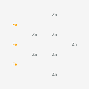 molecular formula Fe3Zn7 B14287548 Iron;ZINC CAS No. 116190-34-2