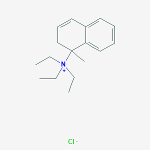 molecular formula C17H26ClN B14287558 N,N,N-Triethyl-1-methyl-1,2-dihydronaphthalen-1-aminium chloride CAS No. 138216-00-9