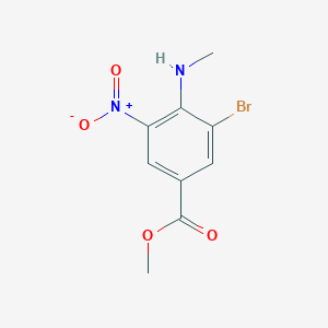 Methyl 3-bromo-4-(methylamino)-5-nitrobenzoate