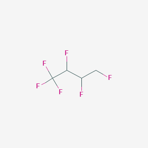 molecular formula C4H4F6 B14287742 Butane, 1,1,1,2,3,4-hexafluoro- CAS No. 119450-67-8