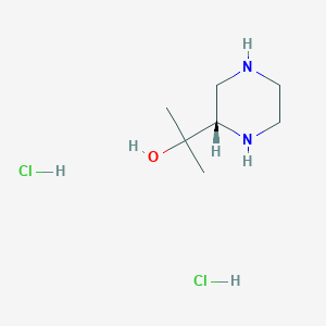 (S)-2-(Piperazin-2-YL)propan-2-OL 2hcl