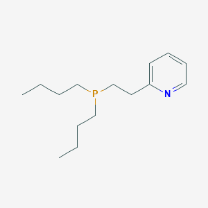molecular formula C15H26NP B14287761 Pyridine, 2-[2-(dibutylphosphino)ethyl]- CAS No. 120517-35-3