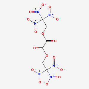 molecular formula C6H4N6O16 B14287781 Ethanedioic acid, bis(2,2,2-trinitroethyl) ester CAS No. 118583-85-0