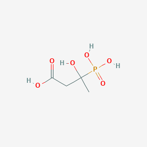 molecular formula C4H9O6P B14287792 3-Hydroxy-3-phosphonobutanoic acid CAS No. 114751-28-9