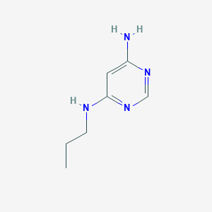 molecular formula C7H12N4 B1428783 4-N-propylpyrimidine-4,6-diamine CAS No. 98337-40-7