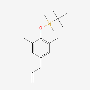 molecular formula C17H28OSi B14287831 tert-Butyl[2,6-dimethyl-4-(prop-2-en-1-yl)phenoxy]dimethylsilane CAS No. 118630-96-9