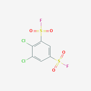 molecular formula C6H2Cl2F2O4S2 B14287835 4,5-Dichlorobenzene-1,3-disulfonyl difluoride CAS No. 115560-97-9