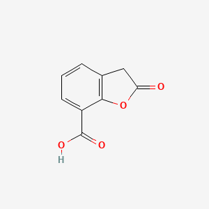 molecular formula C9H6O4 B1428792 2-Oxo-2,3-dihydro-1-benzofuran-7-carboxylic acid CAS No. 855221-95-3
