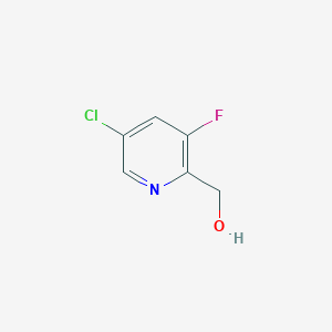 molecular formula C6H5ClFNO B1428794 (5-Chloro-3-fluoropyridin-2-yl)methanol CAS No. 214055-12-6