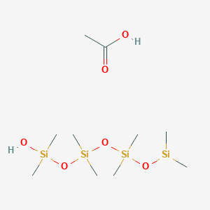 molecular formula C10H29O6Si4 B14287949 CID 78061139 