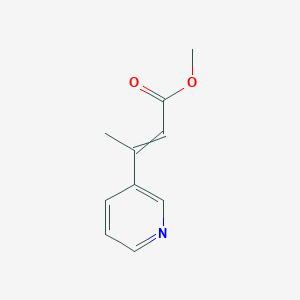 molecular formula C10H11NO2 B1428798 Methyl 3-pyridin-3-ylbut-2-enoate CAS No. 1225218-49-4