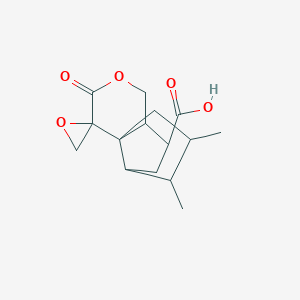 molecular formula C15H20O5 B142880 Tetrahydropentalenolactone CAS No. 156900-92-4