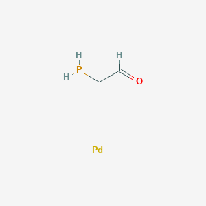 molecular formula C2H5OPPd B14288053 Palladium;2-phosphanylacetaldehyde CAS No. 139099-31-3